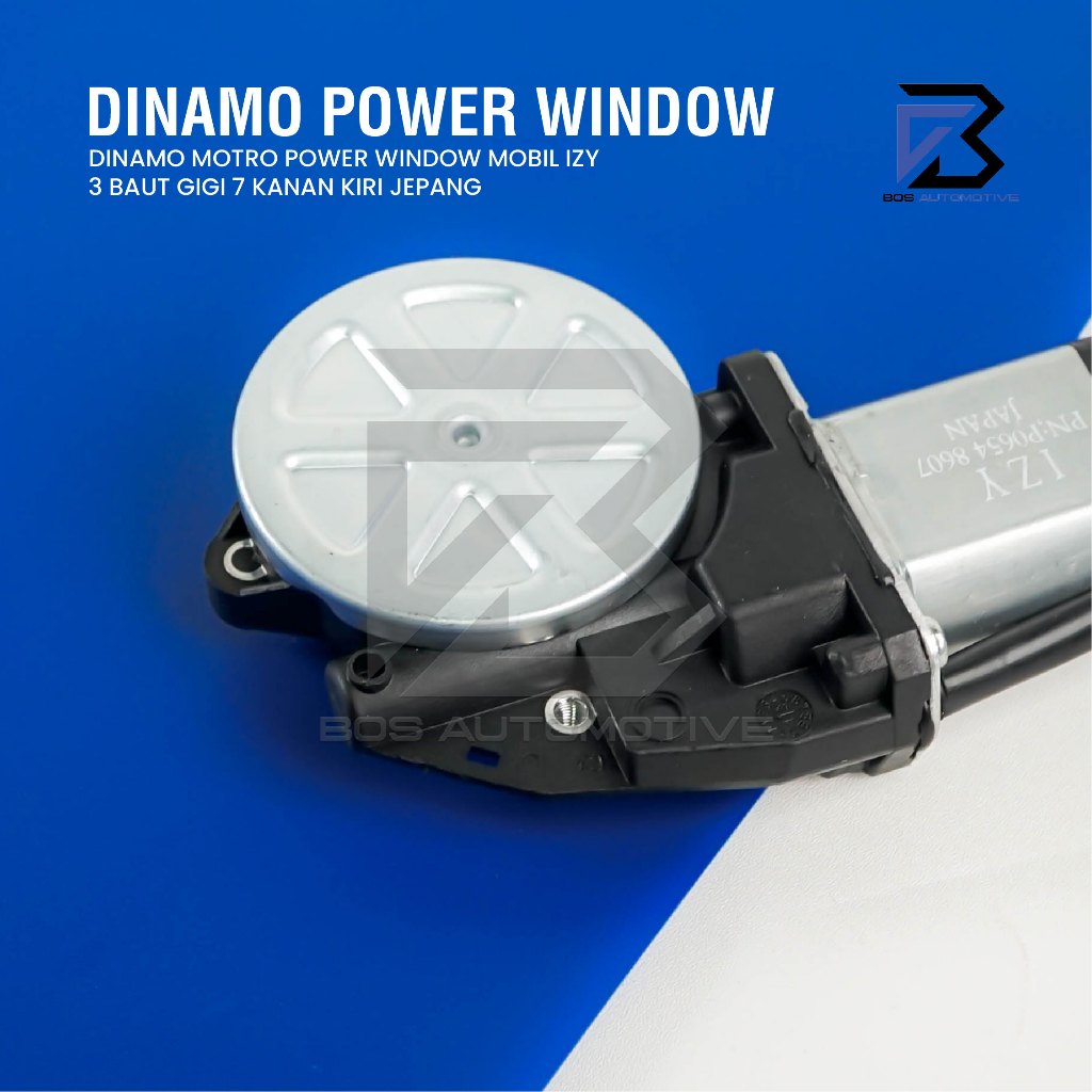 IZY Dinamo Motor Power Window Mobil 3 Baut Kiri Gigi 7 Japan Universal - foto-produk-4