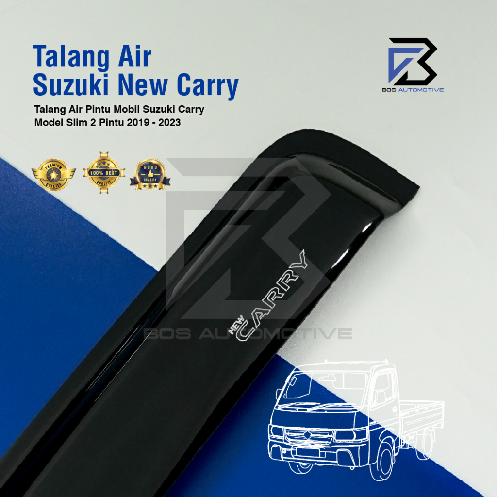 Talang Air Pintu Mobil Suzuki All New Carry 2019 â€“ 2023 Model Slim 2 Pintu