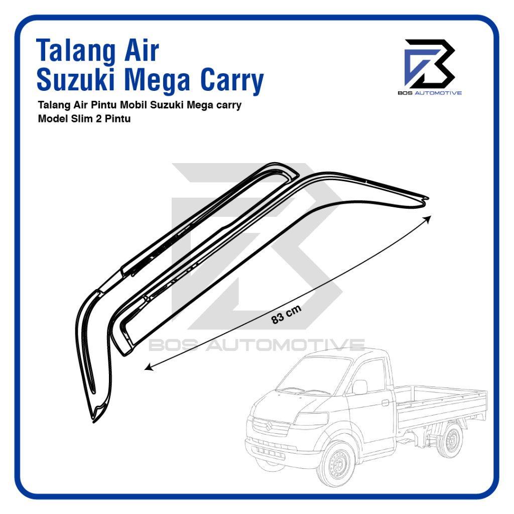 Talang Air Pintu Mobil Suzuki Mega Carry Model Slim 2 Pintu - foto-produk-2