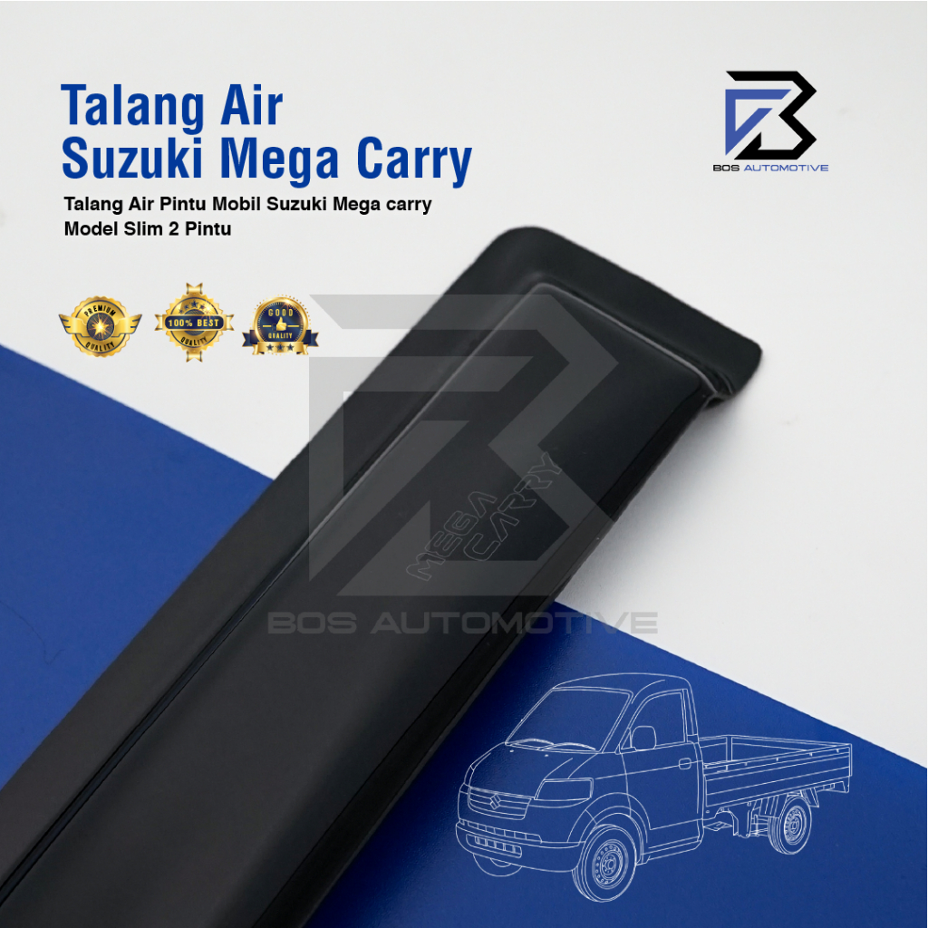 Talang Air Pintu Mobil Suzuki Mega Carry Model Slim 2 Pintu
