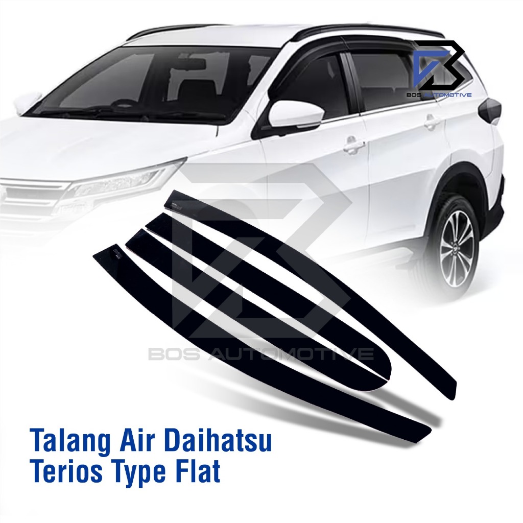 Talang Air Pintu Mobil Daihatsu All New Terios 2017 - 2022 Model Flat Rata 4 Pintu - foto-produk-5