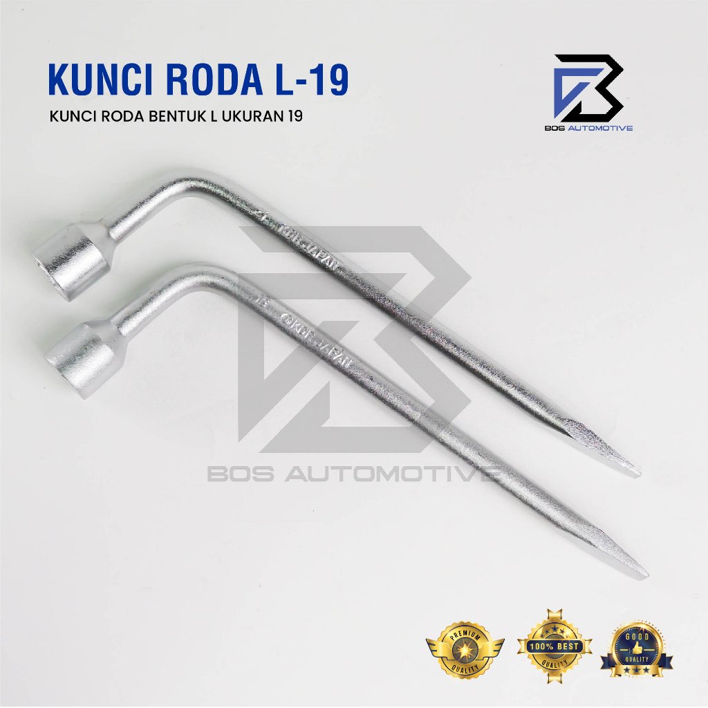 KUNCI RODA L HEX 19MM X 21MM KDR JAPAN PLUS CONGKELAN BAN MOBIL MOTOR - foto-sampul