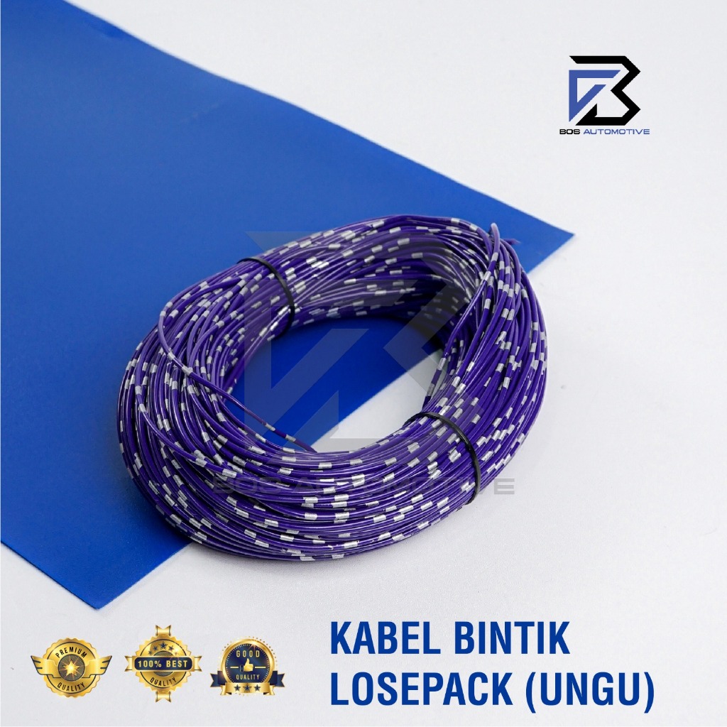 Kabel Bintik AVSS 0.5MM x 1000M Kabel Otomotif Body Mobil Motor Serabut Tembaga - foto-variasi-5