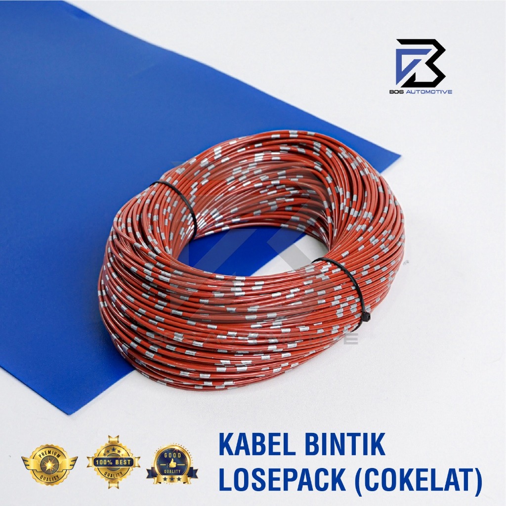 Kabel Bintik AVSS 0.5MM x 1000M Kabel Otomotif Body Mobil Motor Serabut Tembaga - foto-variasi-9
