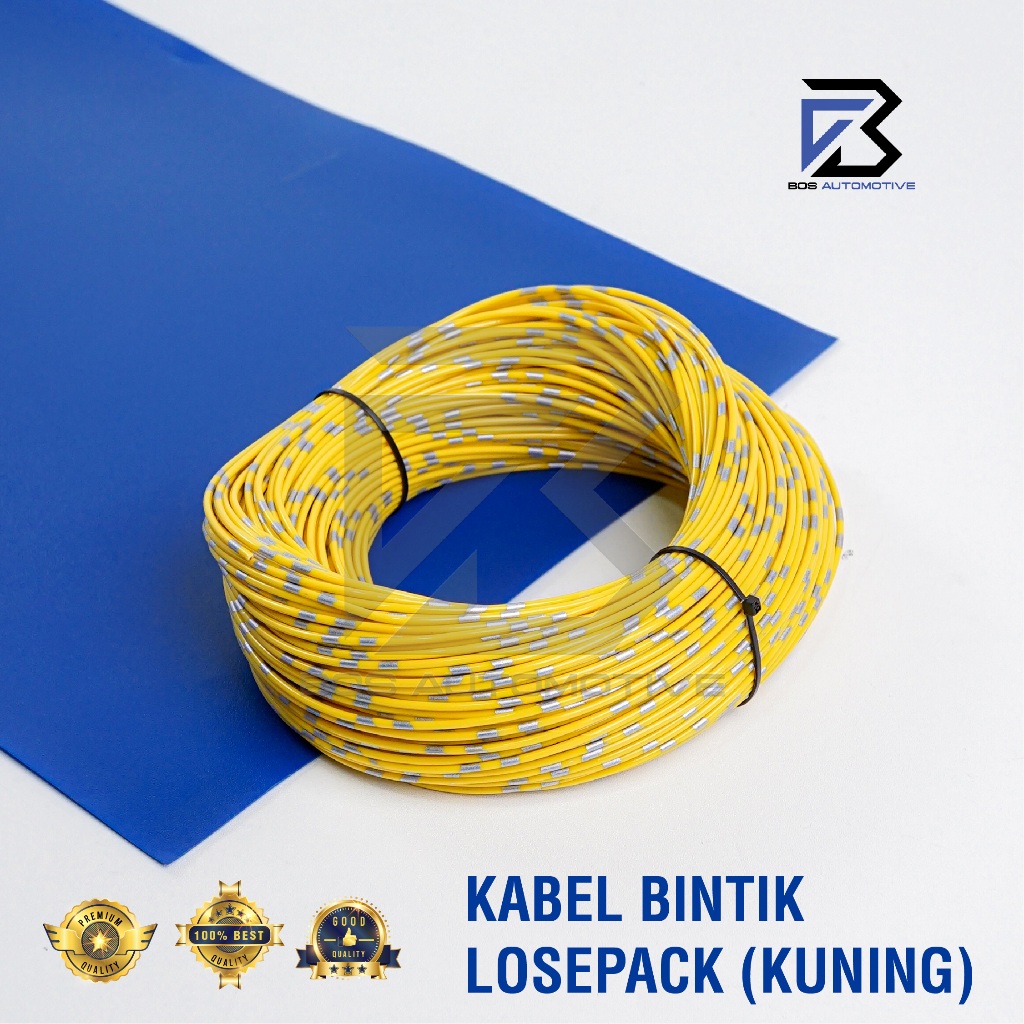 Kabel Bintik AVSS 1.5MM x 100M Kabel Otomotif Body Mobil Motor Serabut Tembaga (Plastik) - foto-variasi-5