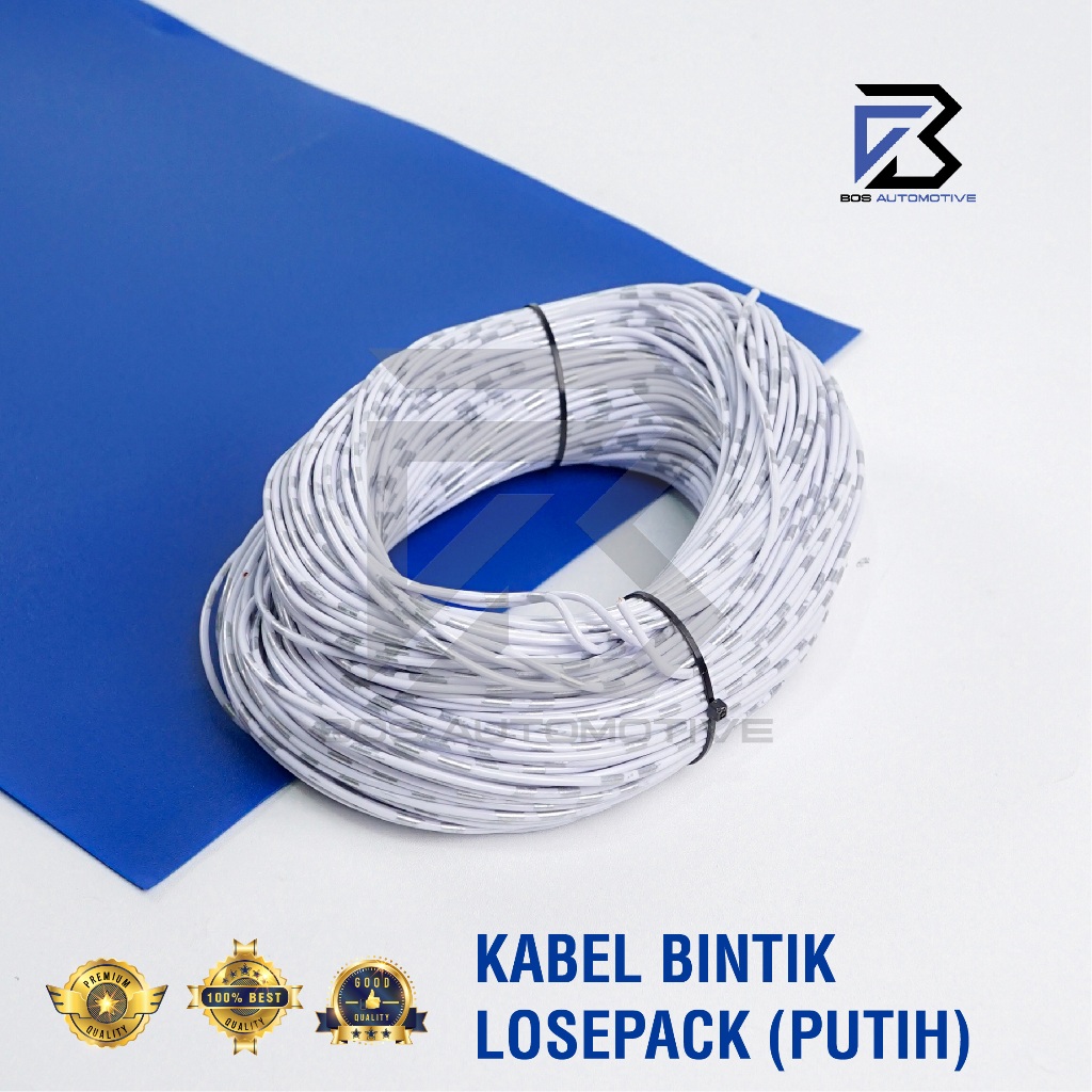 Kabel Bintik AVSS 1.5MM x 100M Kabel Otomotif Body Mobil Motor Serabut Tembaga (Plastik) - foto-variasi-7