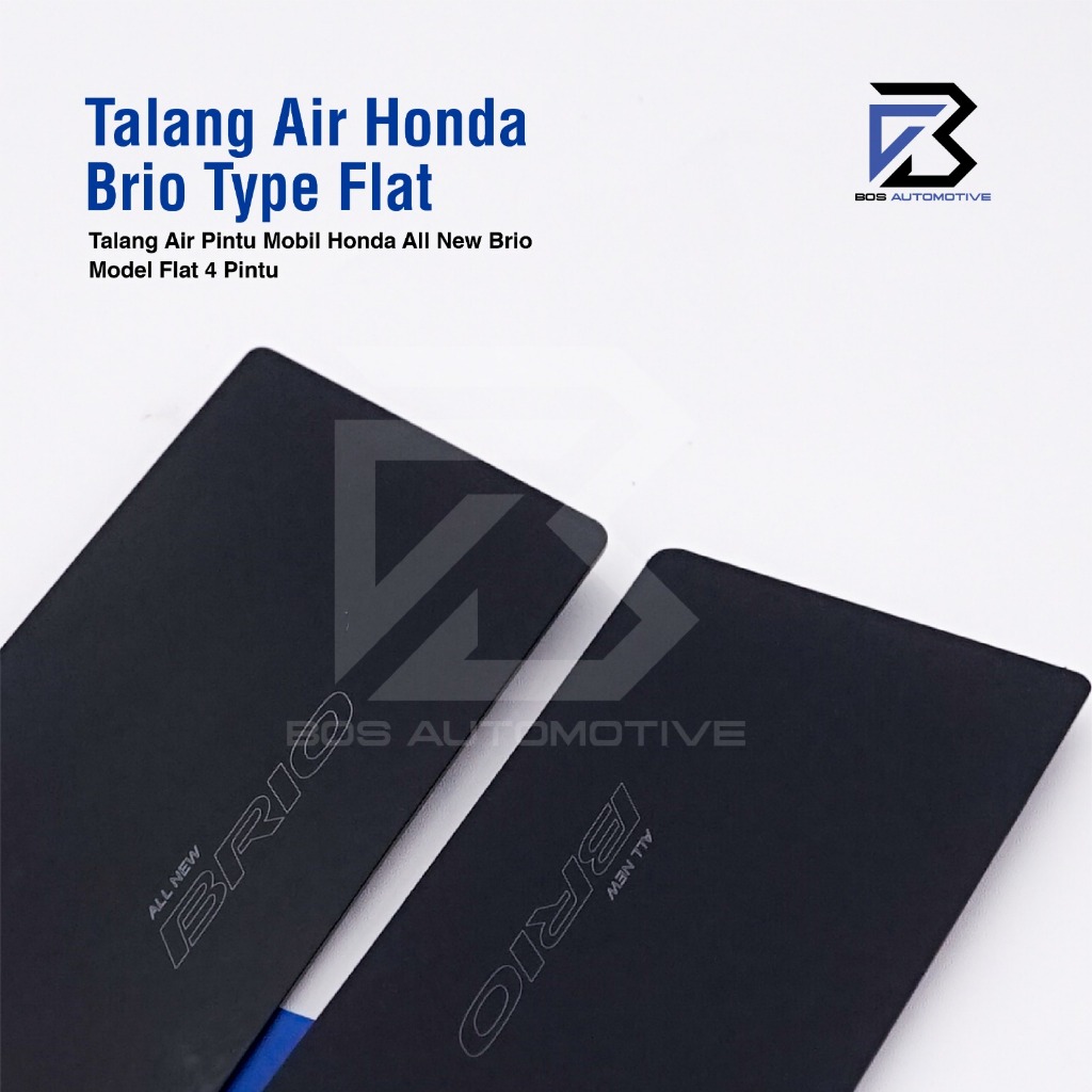 Talang Air Pintu Mobil Honda All New Brio 2018 - 2024 Model Flat Rata 4 Pintu - foto-produk-1