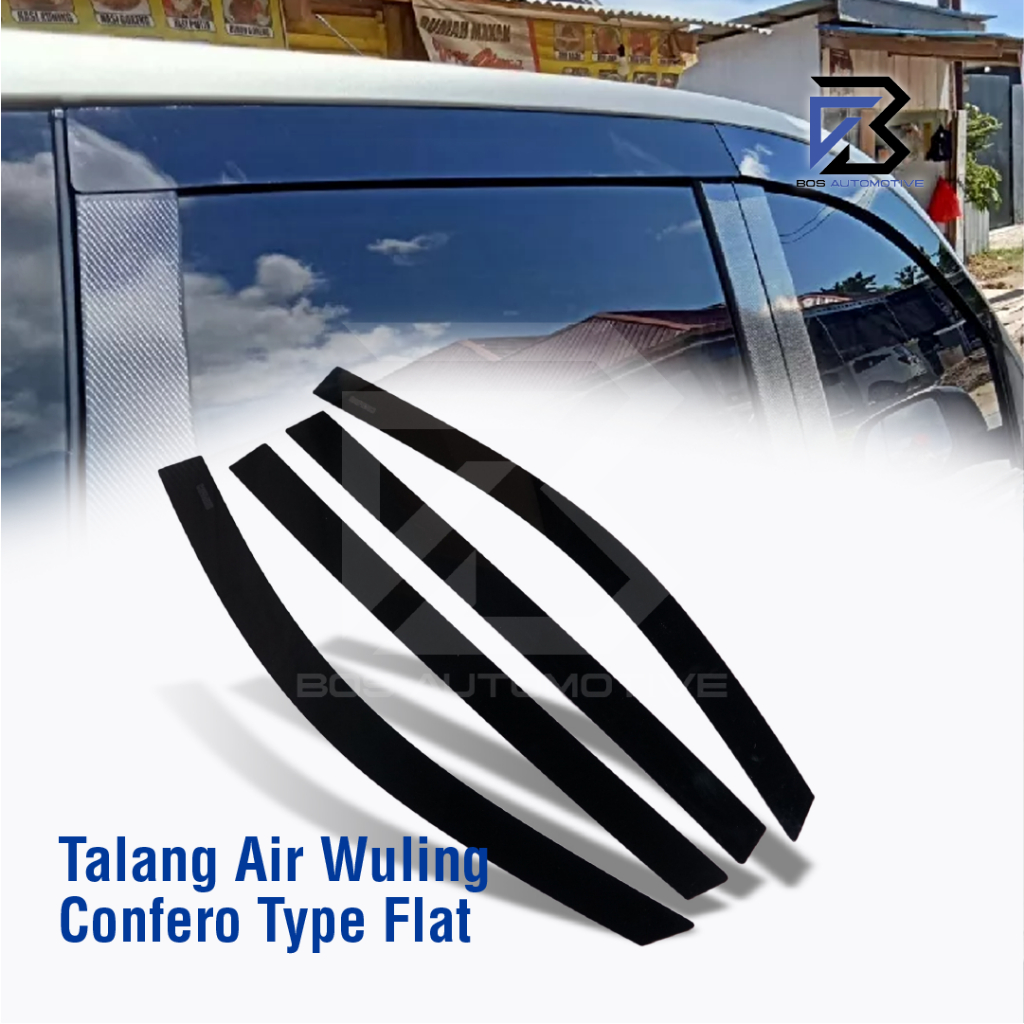 Talang Air Pintu Mobil Wuling Confero 2017 â€“ 2022 Model Flat Rata 4 Pintu - foto-produk-5