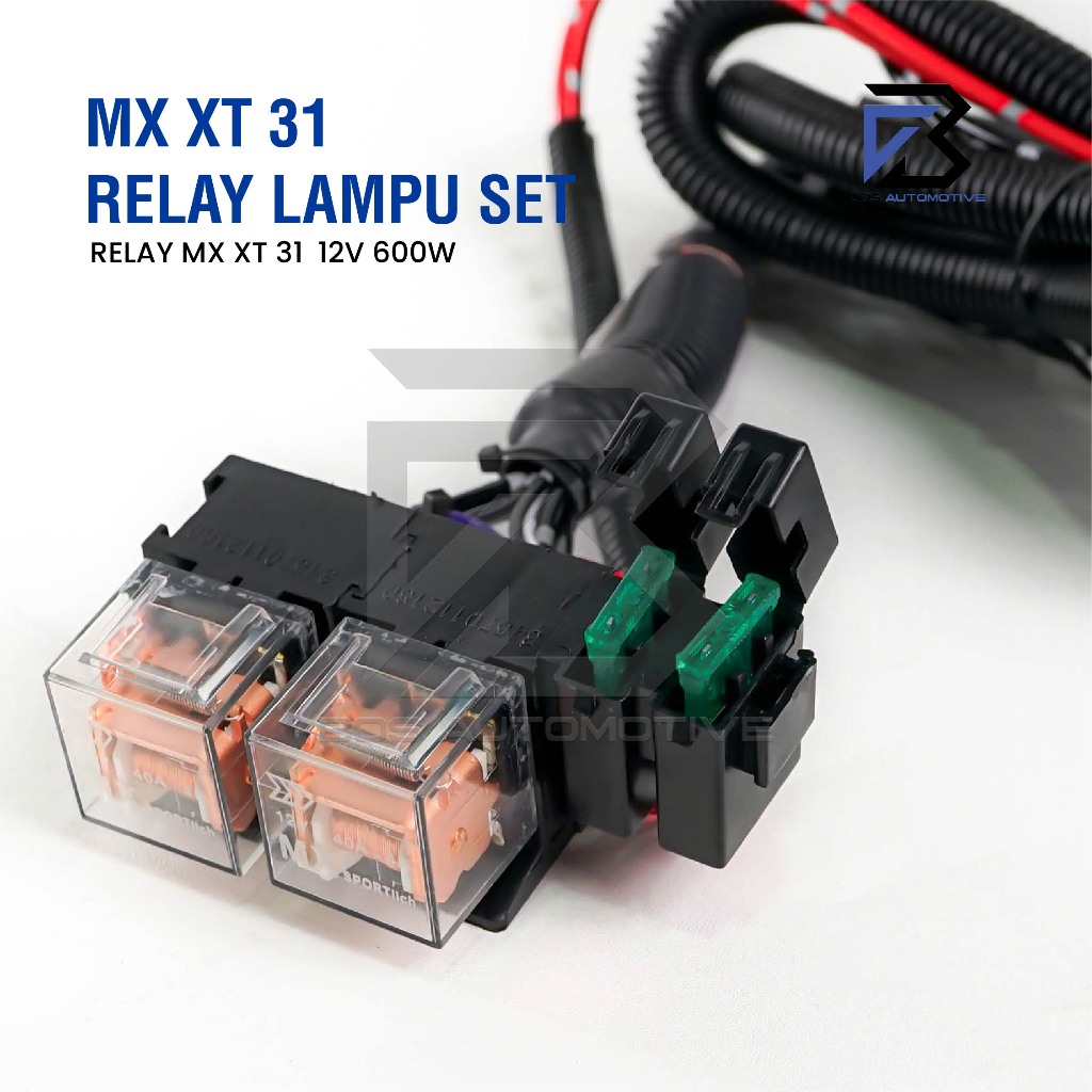 [MX] Kabel Relay Set Lampu H4 Mobil XT Series 2 Relay 12v Untuk 2 Lampu Utama Mobil Universal - foto-produk-4