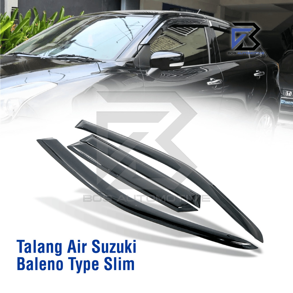 Talang Air Pintu Mobil Suzuki All New Baleno 2017 â€“ 2021 Model Slim 4 Pintu - foto-produk-4