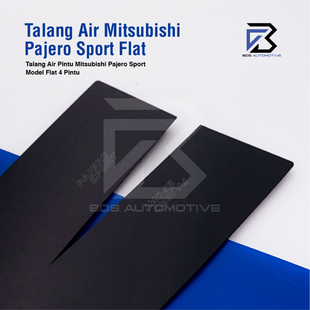 Talang Air Pintu Mobil Mitsubishi Pajero Sport 2008 â€“ 2014 Model Flat Rata 4 Pintu - foto-produk-1