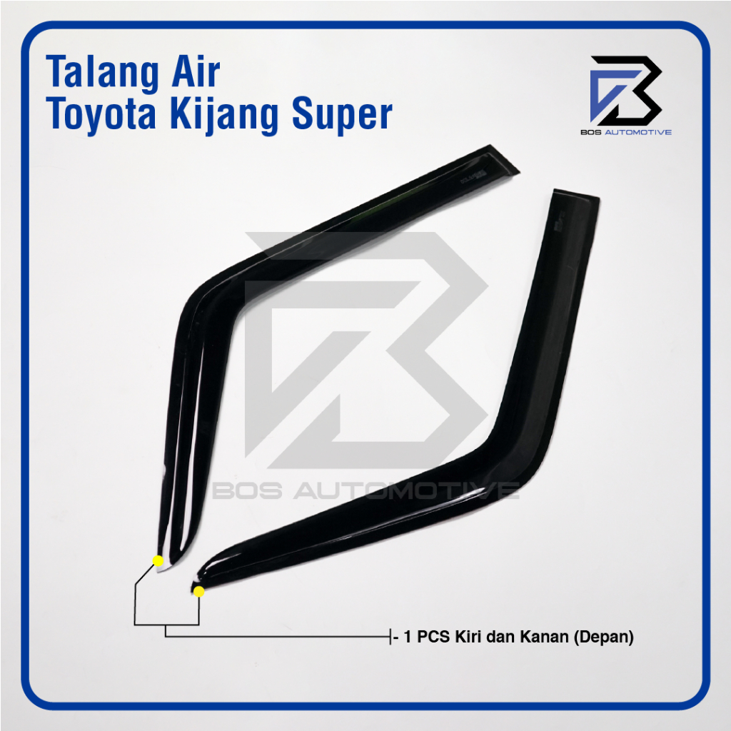 Talang Air Pintu Mobil Toyota Kijang Super 1986 - 1996 Model Slim 2 Pintu - foto-produk-3