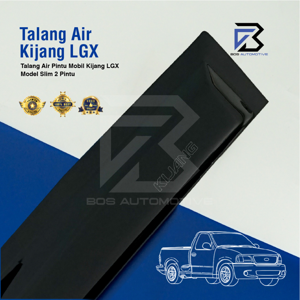 Talang Air Pintu Mobil Toyota Kijang Kapsul Model Slim 2 Pintu