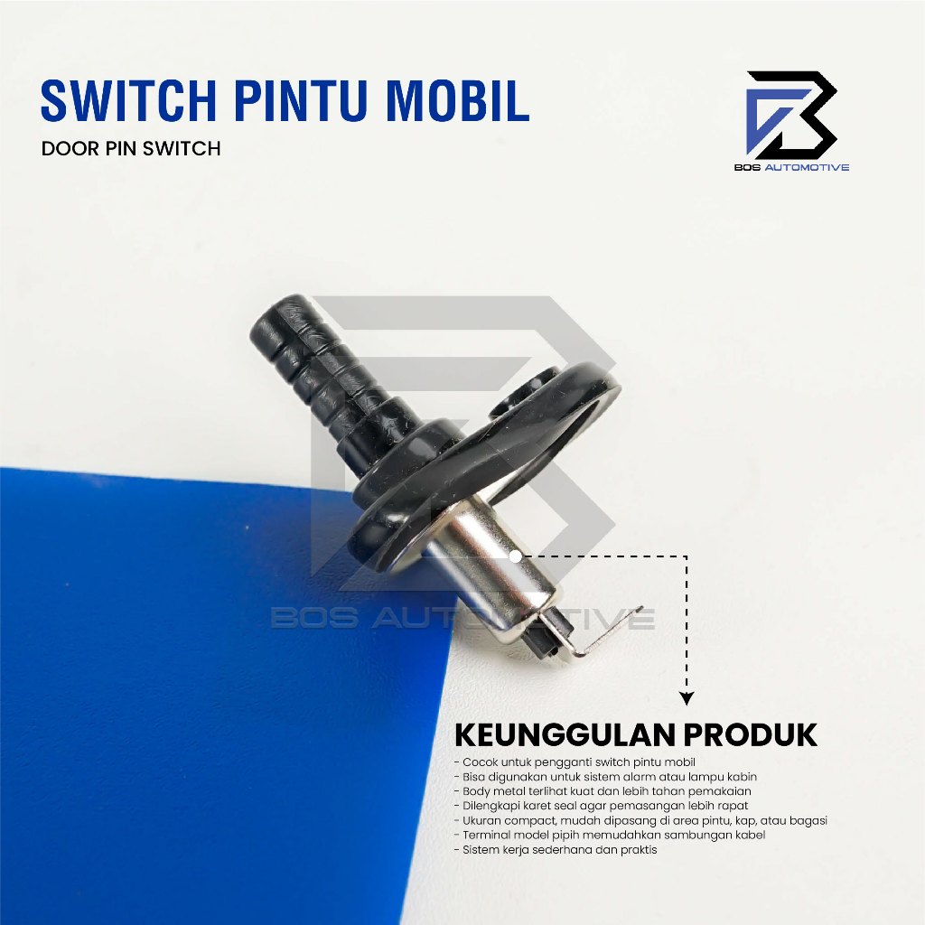 SWITCH PINTU POTONG / SAKLAR PINTU POTONG UNTUK MOBIL HITAM UNIVERSAL - foto-produk-3