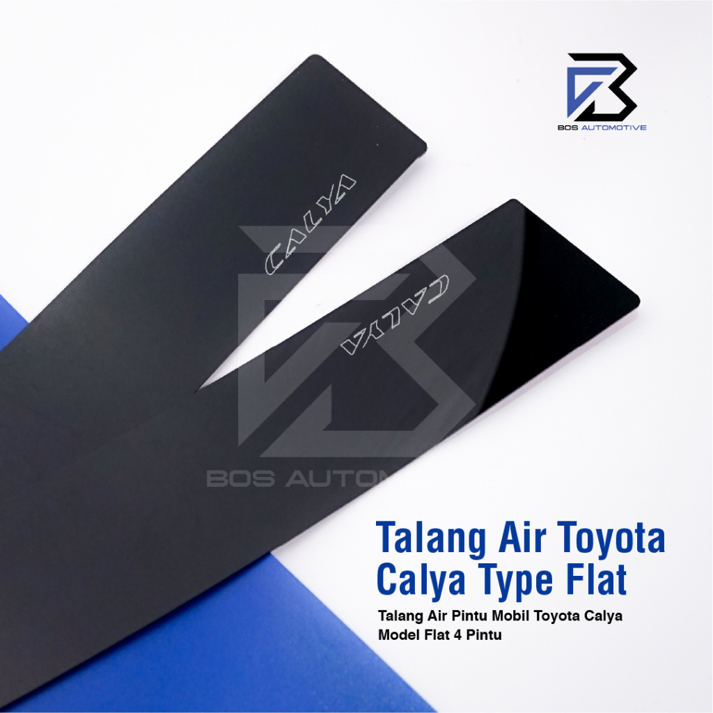 Talang Air Pintu Mobil Toyota Calya 2016 â€“ 2021 Model Flat Rata 4 Pintu - foto-produk-1
