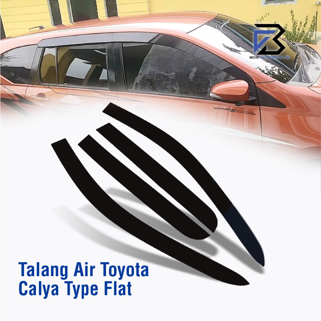 Talang Air Pintu Mobil Toyota Calya 2016 â€“ 2021 Model Flat Rata 4 Pintu - foto-produk-5
