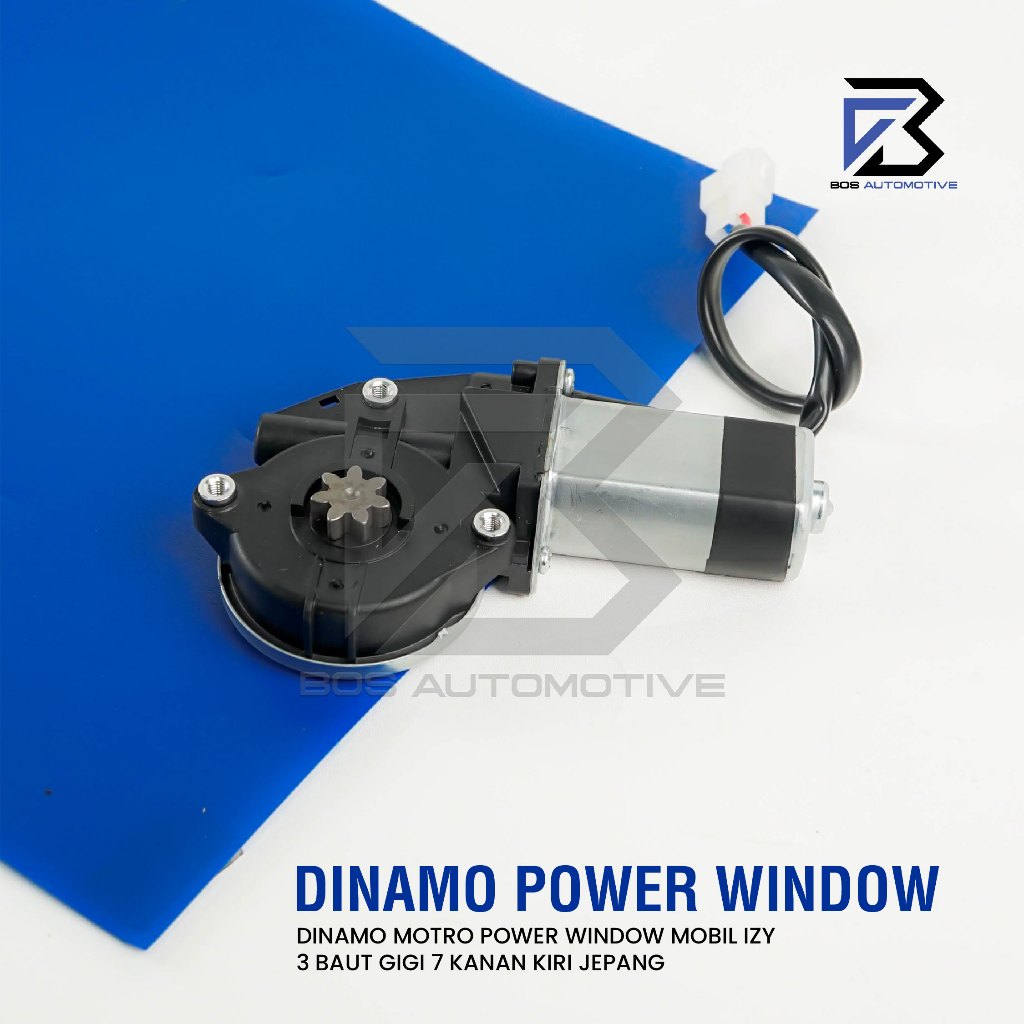 IZY Dinamo Motor Power Window Mobil 3 Baut Kanan Gigi 7 Japan Universal - foto-produk-1