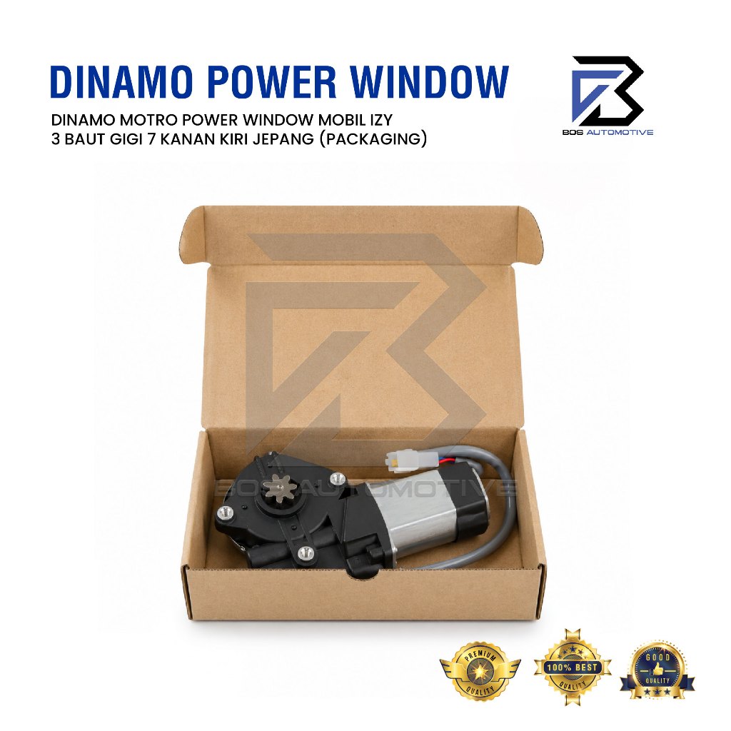IZY Dinamo Motor Power Window Mobil 3 Baut Kanan Gigi 7 Japan Universal - foto-variasi-2