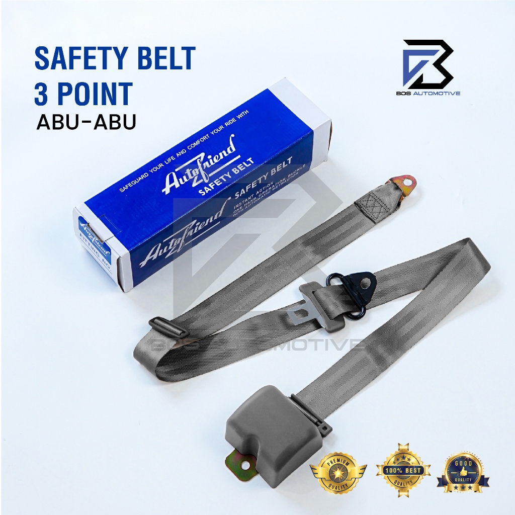 Sabuk Pengaman Mobil Safety Belt Otomatis Seat Belt Lubang 3 Point Mobil Universal - foto-variasi-3