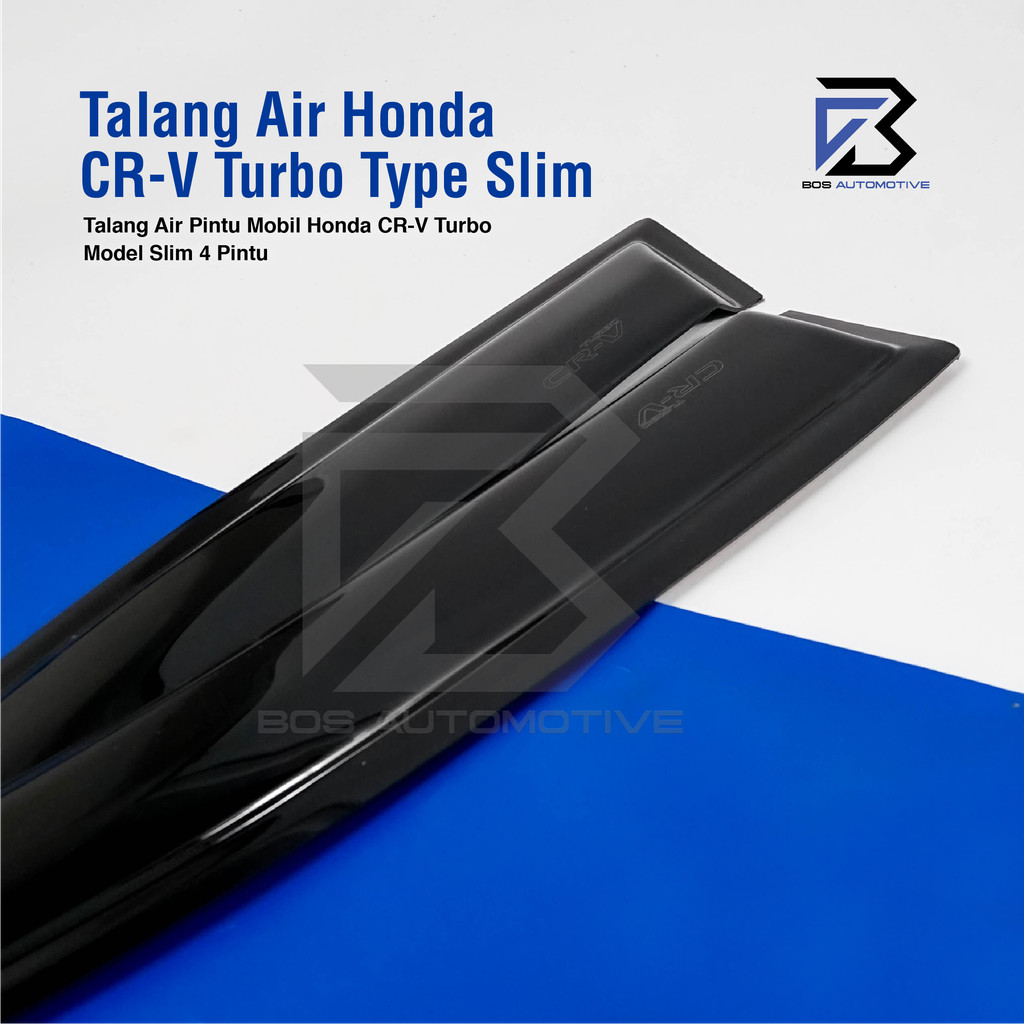 Talang Air Pintu Mobil Honda CRV Turbo  2017 â€“ 2022 Model Slim 4 Pintu - foto-produk-1
