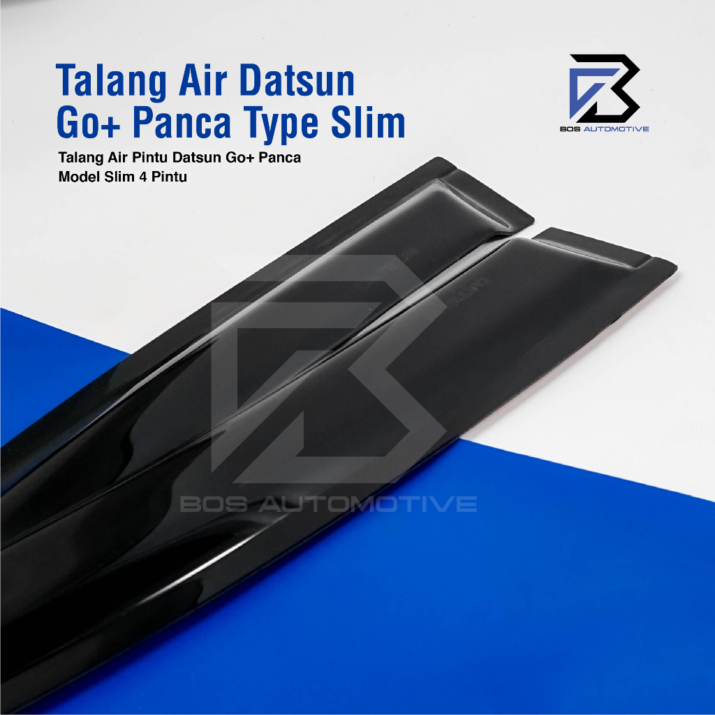Talang Air Pintu Mobil Datsun GO+ Panca 2015 - 2022 Model Slim  4 Pintu