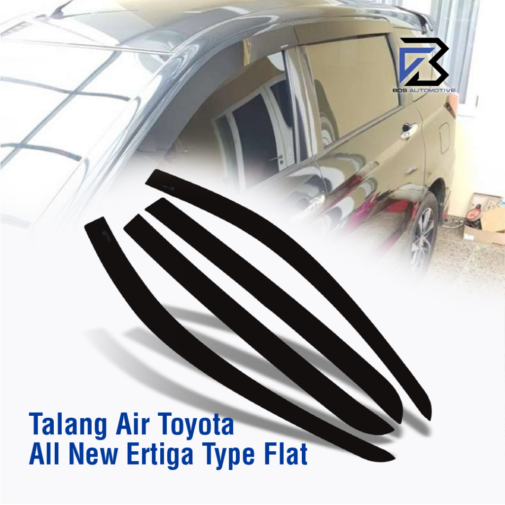 Talang Air Pintu Mobil Suzuki All New Ertiga 2017 â€“ 2022 Model Flat Rata 4 Pintu - foto-produk-5