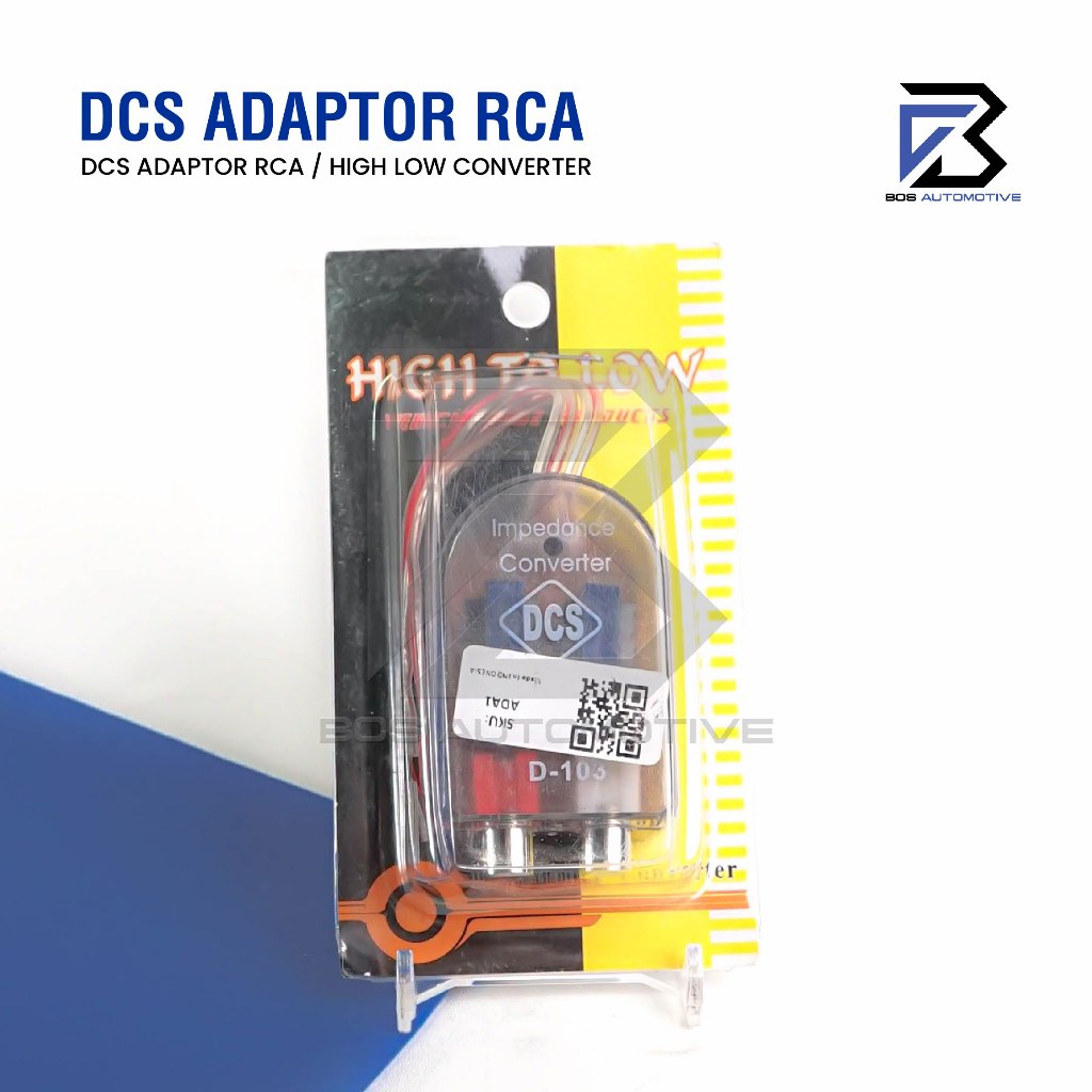 Adaptor RCA Audio / Impedance Conventor Rca High To Low Universal - foto-produk-1
