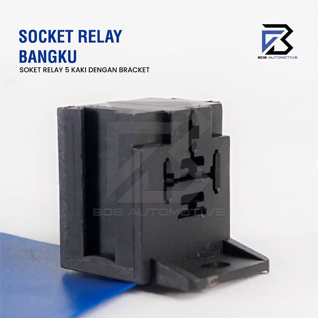 Rumah Relay Gandeng  / Soket Relay Bangku / Socket Cable Relay / Kaki 5 Pin (Kosongan) - foto-produk-1