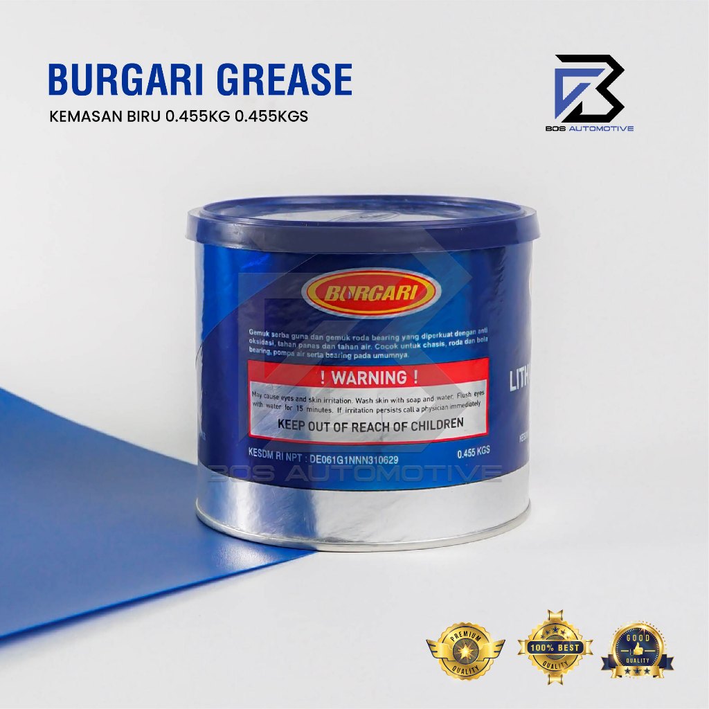 BURGARI GREASE - STEMPET - GEMUK SEMI SYNTHETIC NO.3GB HI-TEMP 0.455KG - foto-variasi-3