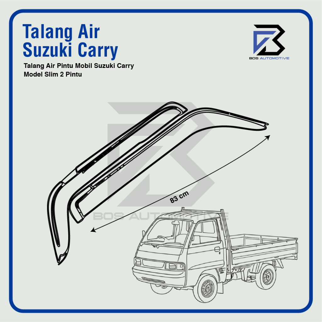 Talang Air Pintu Mobil Suzuki Carry Model Slim 2 Pintu - foto-produk-2