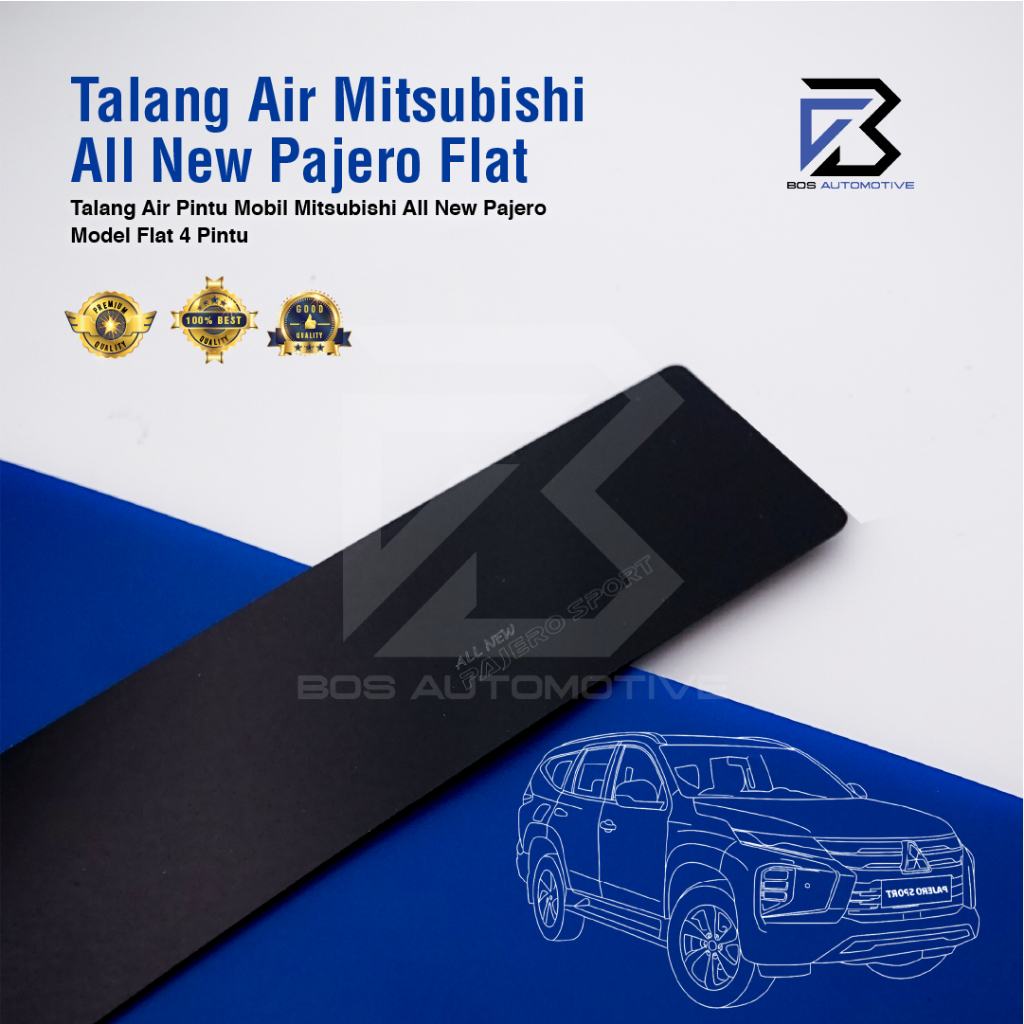 Talang Air Pintu Mobil Mitsubishi All New Pajero Sport 2015 â€“ 2022 Model Flat Rata 4 Pintu