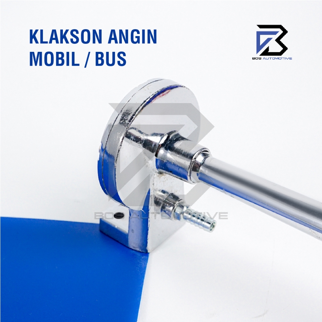 Klakson 1 Terompet Corong Angin Mobil Bus Truk Container 12v 24v Universal - foto-produk-1