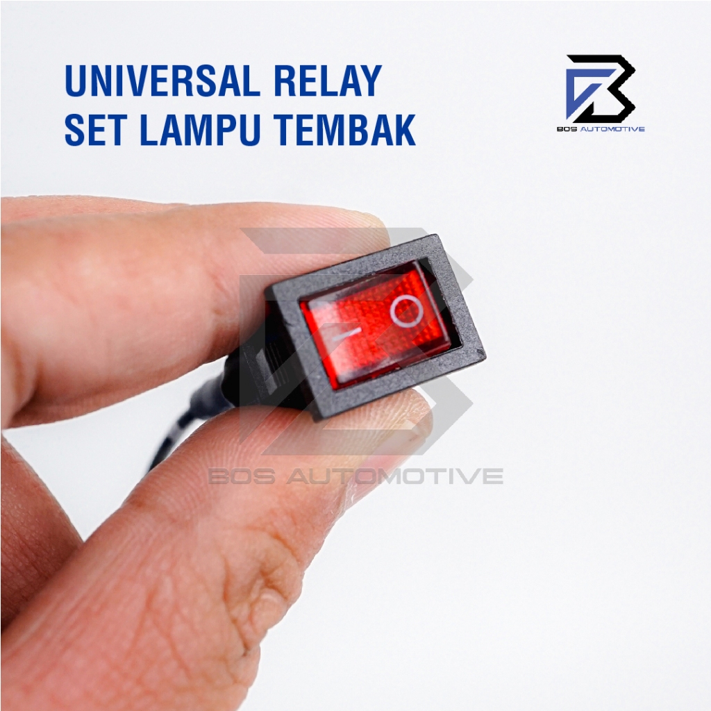 Kabel Relay Set Lampu Foglamp Lampu Tembak Motor Dengan Relay Bosch 12v - foto-produk-1