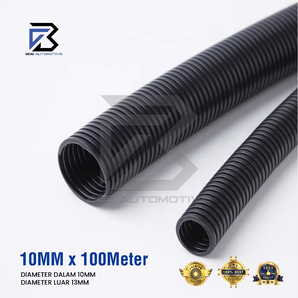 Selang Spiral Flexible Belah 5mm 7mm 10mm 13mm 15mm 19mm 22mm 25mm Bungkus Kabel Universal - foto-variasi-3