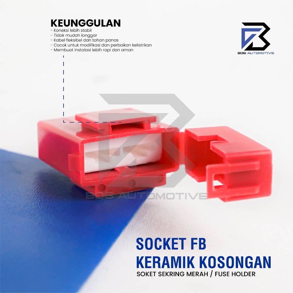 Rumah Sikring Keramik / Socket Sekring Fuse Ceramic / Soket Sikring (KOSONGAN) - foto-produk-3
