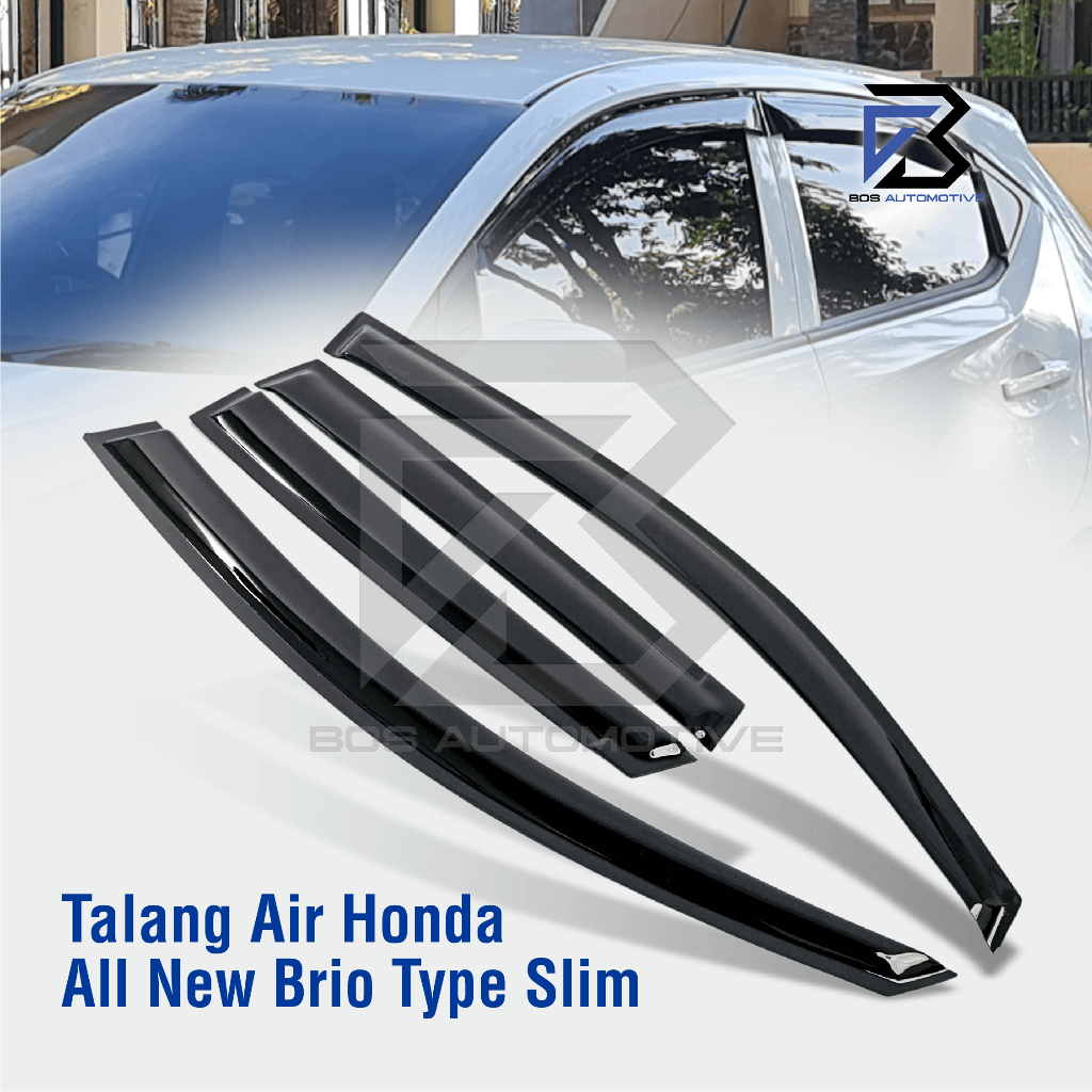 Talang Air Pintu Mobil Honda All New Brio 2018 - 2024 Model Slim 4 Pintu - foto-produk-4