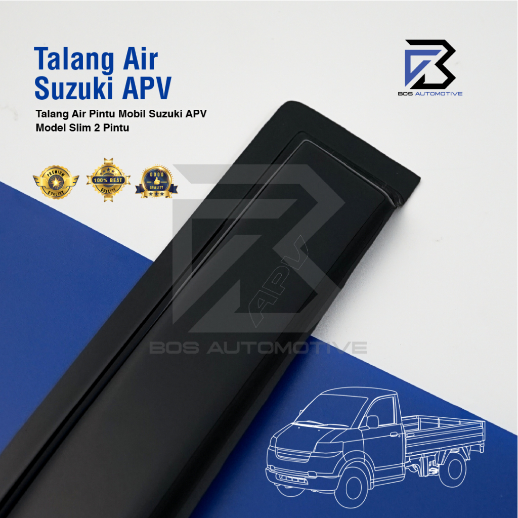 Talang Air Pintu Mobil Suzuki APV  Model Slim 2 Pintu