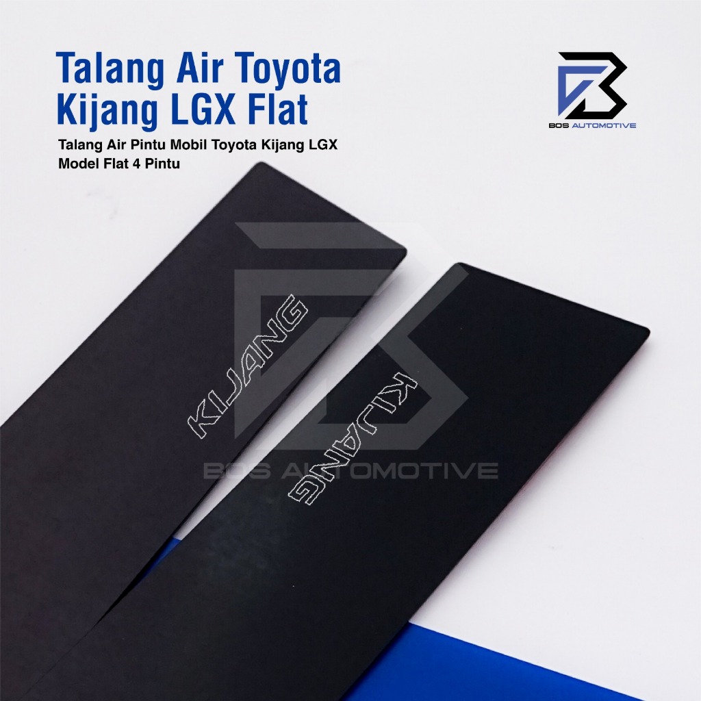 Talang Air Pintu Mobil Toyota Kijang LGX / Kapsul 1997 â€“ 2003 Model Flat Rata 4 Pintu - foto-produk-1