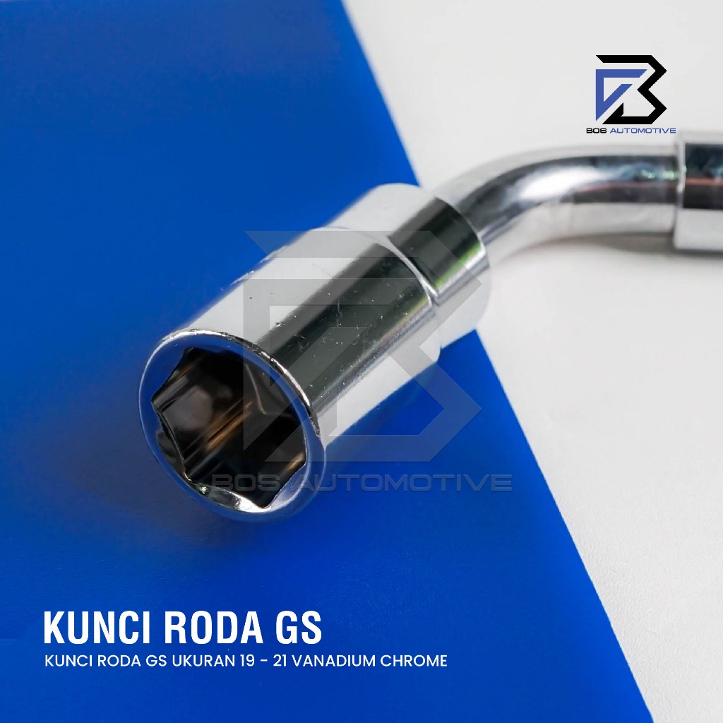 KUNCI RODA MOBIL MODEL TARIK MERK GS UKURAN 19 - 21 VANADIUM CHROME - foto-produk-1