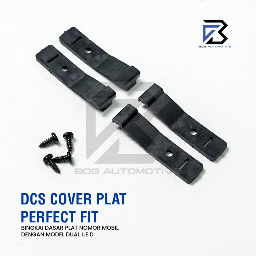 [DCS] Cover / Dudukan / Tempat / Frame / Breket / Bingkai / Rumah / Tatakan Plat Nomor Mobil Model Slip Ori (HITAM) - foto-produk-4