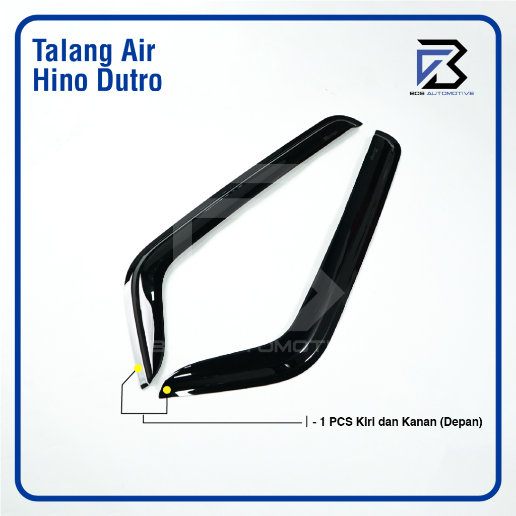 Talang Air Pintu Mobil Hino Dutro Model Slim 2 Pintu - foto-produk-3