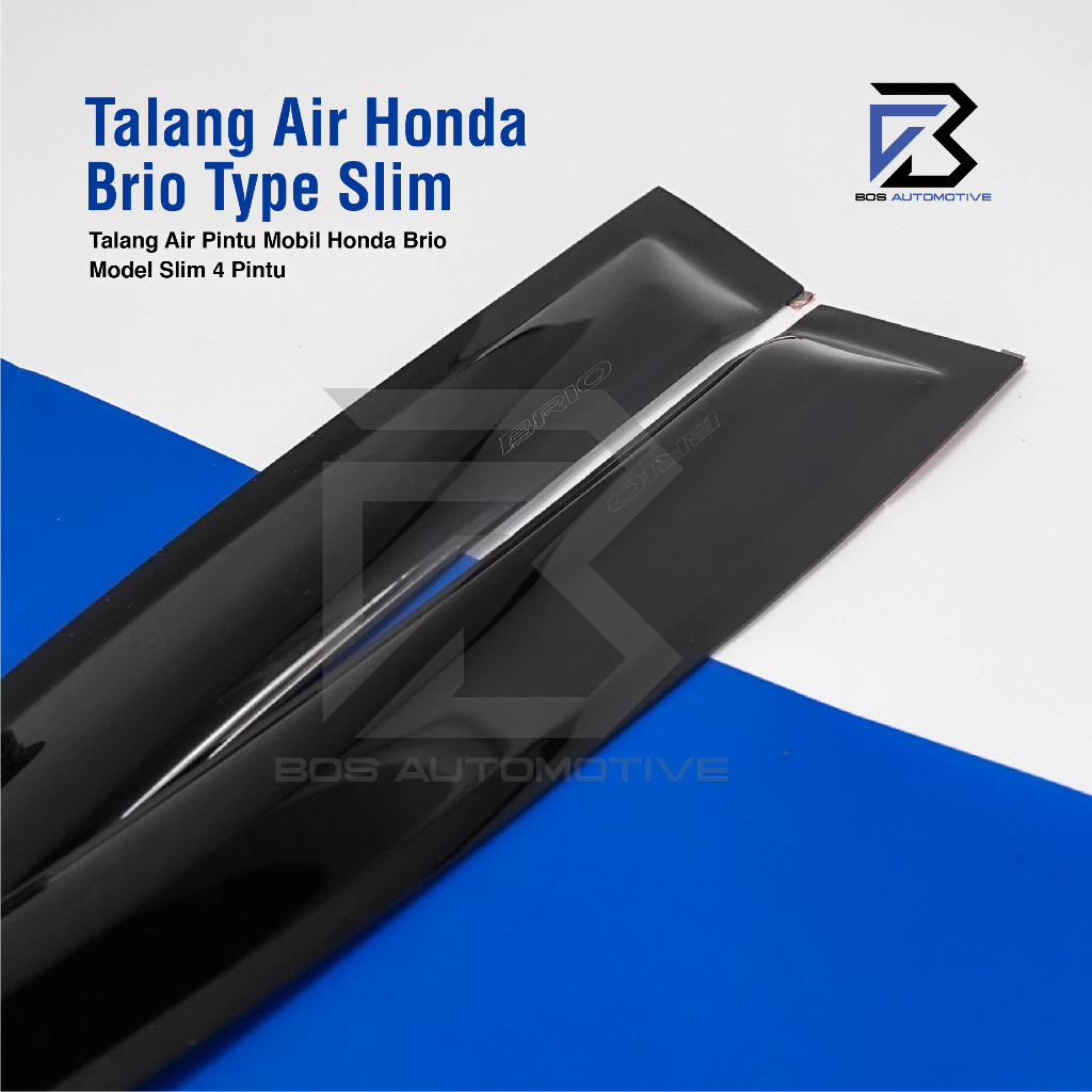 Talang Air Pintu Mobil Honda Brio Lama 2012 - 2017 Model Slim 4 Pintu - foto-produk-1