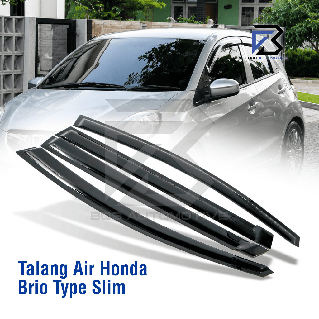 Talang Air Pintu Mobil Honda Brio Lama 2012 - 2017 Model Slim 4 Pintu - foto-produk-4