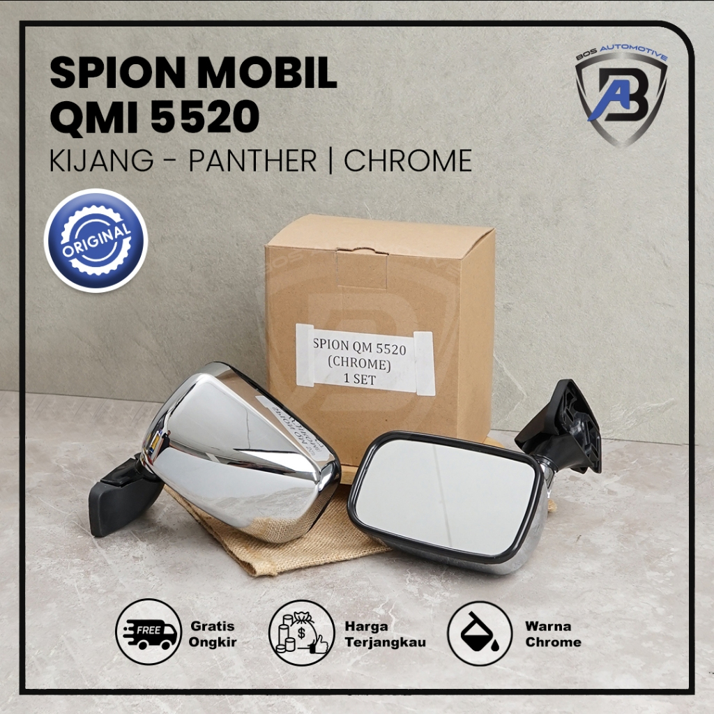 Spion Mobil (QMI 5520) Chrome Universal High Quality