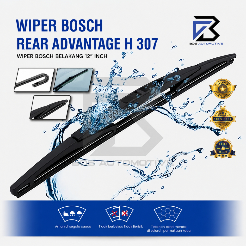 Wiper Blade BOSCH Advantage Besi Kipas Kaca Depan Mobil TOYOTA INNOVA REBORN 2015 - 2022 Frame Hook 26" - 16" Inch Original - foto-variasi-1