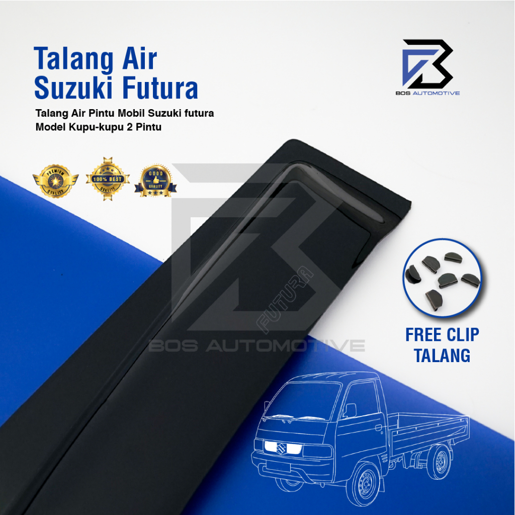 Talang Air Pintu Mobil Suzuki Futura Model Kupu - Kupu 2 Pintu