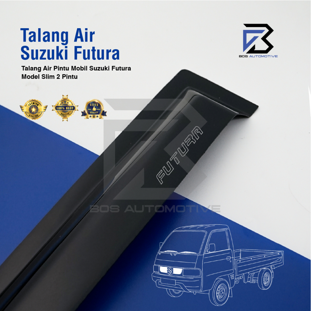 Talang Air Pintu Mobil Suzuki Futura Model Kupu - Kupu 2 Pintu - foto-variasi-1