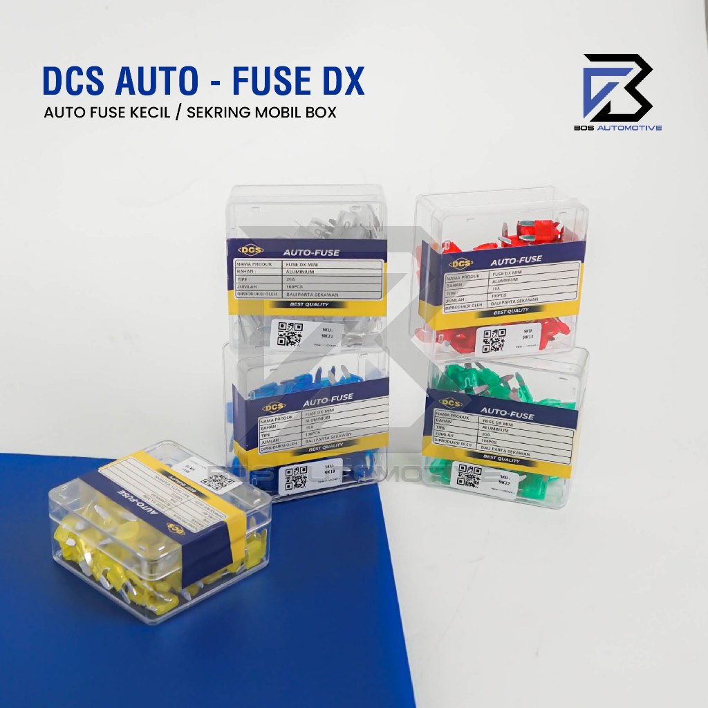 Fuse DX Kecil 10A 15A 20A 25A 30A Sekring Tusuk Sikring Tancap Mini Mobil Motor Universal - foto-produk-1