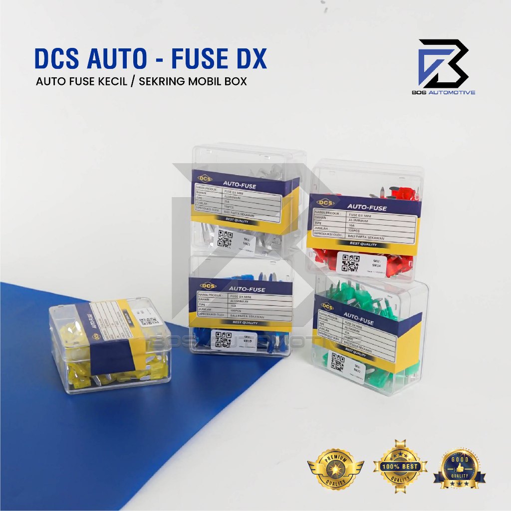Fuse DX Kecil 10A 15A 20A 25A 30A Sekring Tusuk Sikring Tancap Mini Mobil Motor Universal