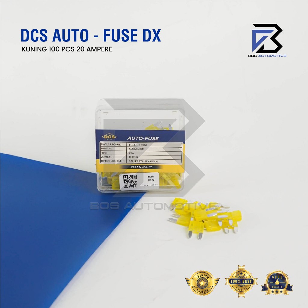 Fuse DX Kecil 10A 15A 20A 25A 30A Sekring Tusuk Sikring Tancap Mini Mobil Motor Universal - foto-variasi-3